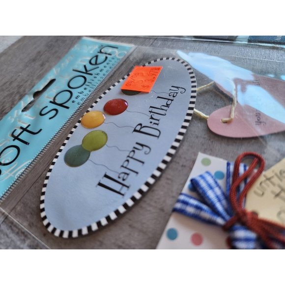 Mambi Threads Happy Birthday Party Scrapbook Dimensional Stickers New LOT #40 - Picture 3 of 6